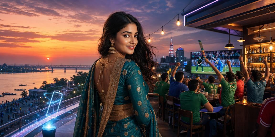 বগুড়ায় ক্রিকেট বেটিং করছেন একজন তরুণ বাংলাদেশি ব্যবহারকারী